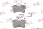 SRLine Piduriklotsi komplekt,  ketaspidur S70-1057