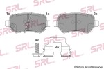 SRLine Piduriklotsi komplekt,  ketaspidur S70-1082