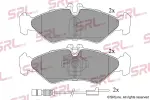 SRLine Piduriklotsi komplekt,  ketaspidur S70-1088