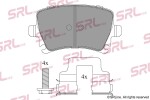 SRLine Piduriklotsi komplekt,  ketaspidur S70-1090