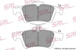 SRLine Piduriklotsi komplekt,  ketaspidur S70-1093