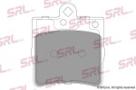 SRLine Piduriklotsi komplekt,  ketaspidur S70-1097