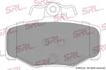 SRLine Piduriklotsi komplekt,  ketaspidur S70-1101