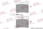 SRLine Piduriklotsi komplekt,  ketaspidur S70-1181