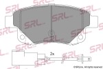 SRLine Piduriklotsi komplekt,  ketaspidur S70-1218