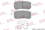 SRLine Piduriklotsi komplekt,  ketaspidur S70-1223