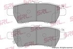 SRLine Piduriklotsi komplekt,  ketaspidur S70-1344