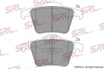 SRLine Piduriklotsi komplekt,  ketaspidur S70-1355