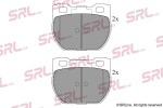 SRLine Piduriklotsi komplekt,  ketaspidur S70-1364