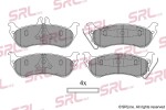 SRLine Piduriklotsi komplekt,  ketaspidur S70-1383