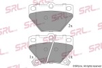 SRLine Piduriklotsi komplekt,  ketaspidur S70-1433