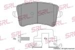 SRLine Piduriklotsi komplekt,  ketaspidur S70-1498
