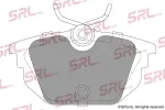SRLine Piduriklotsi komplekt,  ketaspidur S70-1522
