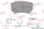 SRLine Piduriklotsi komplekt,  ketaspidur S70-1550
