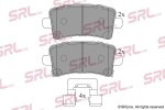SRLine Piduriklotsi komplekt,  ketaspidur S70-1569
