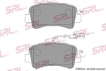 SRLine Piduriklotsi komplekt,  ketaspidur S70-1581