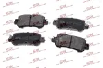 SRLine Piduriklotsi komplekt,  ketaspidur S70-1678
