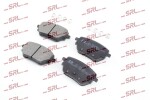 SRLine Piduriklotsi komplekt,  ketaspidur S70-1988