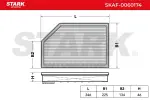 Stark  Õhufilter SKAF-0060174