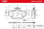STARK Piduriklotsi komplekt,  ketaspidur SKBP-0010035