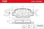 Stark  Piduriklotsi komplekt,ketaspidur SKBP-0010063