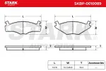 STARK Piduriklotsi komplekt,  ketaspidur SKBP-0010089