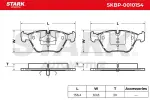 STARK Piduriklotsi komplekt,  ketaspidur SKBP-0010154