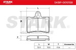 STARK Piduriklotsi komplekt,  ketaspidur SKBP-0010158