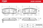 STARK Piduriklotsi komplekt,  ketaspidur SKBP-0010168