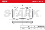 Stark  Piduriklotsi komplekt,ketaspidur SKBP-0010176