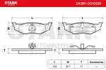 STARK Piduriklotsi komplekt,  ketaspidur SKBP-0010261