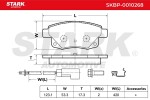 STARK Piduriklotsi komplekt,  ketaspidur SKBP-0010268