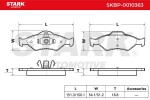 STARK Piduriklotsi komplekt,  ketaspidur SKBP-0010363