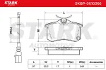 STARK Piduriklotsi komplekt,  ketaspidur SKBP-0010366