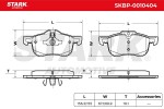 STARK Piduriklotsi komplekt,  ketaspidur SKBP-0010404