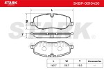 STARK Piduriklotsi komplekt,  ketaspidur SKBP-0010420
