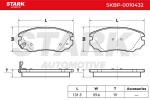 STARK Piduriklotsi komplekt,  ketaspidur SKBP-0010432