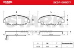 STARK Piduriklotsi komplekt,  ketaspidur SKBP-0011017