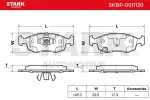STARK Piduriklotsi komplekt,  ketaspidur SKBP-0011120