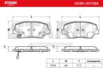 Stark Piduriklotsi komplekt, ketaspidur SKBP-0011186
