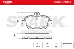 STARK Piduriklotsi komplekt,  ketaspidur SKBP-0011195