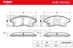 STARK Piduriklotsi komplekt,  ketaspidur SKBP-0011209