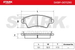 STARK Piduriklotsi komplekt,  ketaspidur SKBP-0011290