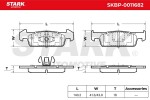 STARK Piduriklotsi komplekt,  ketaspidur SKBP-0011682