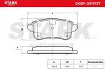 STARK Piduriklotsi komplekt,  ketaspidur SKBP-0011737