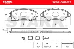 STARK Piduriklotsi komplekt,  ketaspidur SKBP-0012022