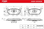 STARK Piduriklotsi komplekt,  ketaspidur SKBP-0012029