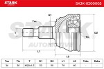 STARK Veovõlli ots (Liigendlaager) SKJK-0200005