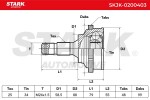 STARK Veovõlli ots (Liigendlaager) SKJK-0200403
