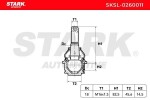 STARK Kande-/juhtliigend šarniir SKSL-0260011